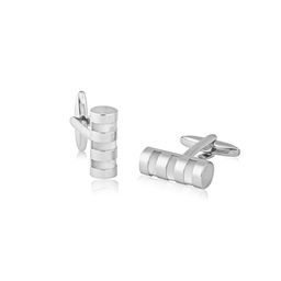 PELUCHE Silver-Toned Cylinder Cufflink-picture-22