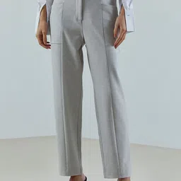 QUA Women High-Rise Trousers-image-53