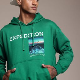 The Roadster Life Co. Graphic Printed Oversized Hooded Sweatshirt-image-85