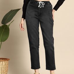 Mast & Harbour Women Boyfriend Fit Stretchable Jeans-image-45