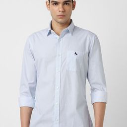 Van Heusen Sport Men Slim Fit Printed Spread Collar Cotton Shirt-image-69