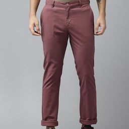 Blackberrys Men Slim Fit Low-Rise Trousers-image-82