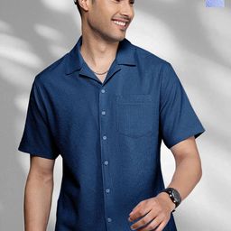 Tee Projekt Pack of 2 Standard Self Design Short Sleeves Casual Shirts-image-32