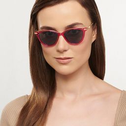 Vincent Chase by Lenskart Women Cateye Sunglasses with Polarised and UV Protected Lens 200468-44
