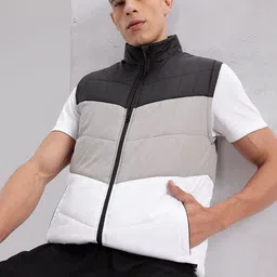 HRX by Hrithik Roshan Men Colourblocked Gilet Jacket-picture-24