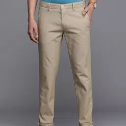 Louis Philippe Sport Men Solid Chinos Trousers-picture-11