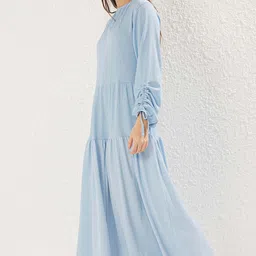 Trendyol Puff Sleeve Maxi Dress-image-47