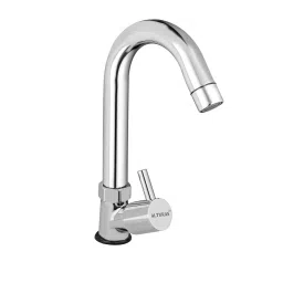 ALTURAS Turbo Swan Neck Brass Sink Cock Tap for Bathroom/Kitchen Pillar Tap-image-73