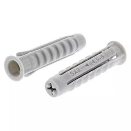 Fischer Nylon Wall Plug 40 mm Length 8 mm Fixing Hole Diameter, 70008 (Pack of 100)-image-33