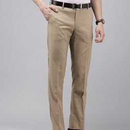Arrow Men Textured Hudson Tailored Fit Formal Trousers-picture-16