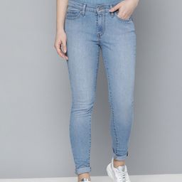 Levis Women Blue 710 Super Skinny Fit Light Fade Stretchable Jeans-image-95