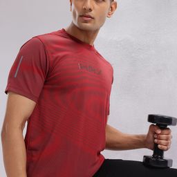HRX by Hrithik Roshan Graphic Printed Rapid-Dry Training T-shirt-image-92