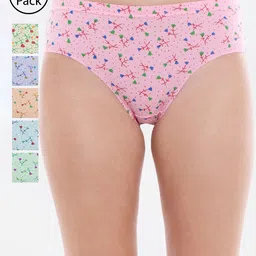 Bodycare Women Pack of 6 Assorted Hipster Briefs 3600D-6PCS-image-97