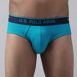 U.S. Polo Assn. Men Blue Solid Coolmax Briefs I706-B02-PL-picture-21