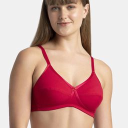 Jockey Wirefree Non Padded Cotton Medium Coverage Cross Over Everyday Bra-1242-picture-22