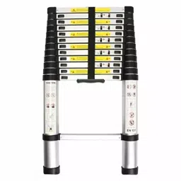 B K JAGAN & CO 3.8 m Aluminum Ladder Extendable Folding Step Ladder for Multipurpose-image-80