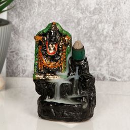 CraftVatika Black & Green Sri Venkateswara Swami Tirupati Balaji Idol-image-85