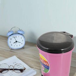 Kuber Industries Pink & Purple 2 Pieces Pedal Dustbins - 2 L Each-48