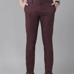 Blackberrys Men Textured Skinny Fit Trousers-image-11