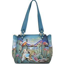Anuschka Women Graphic Printed Swagger Leather Shoulder Bag-8