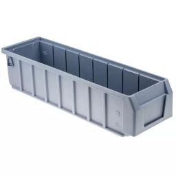 RS PRO PP Storage Bin, 400mm x 117mm, Blue Model No 7755306-image-97