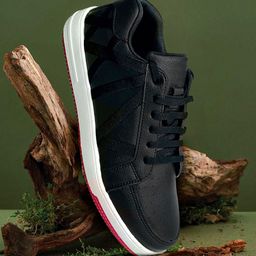 KazarMax Men Casual Arch Support PU Sneakers-41