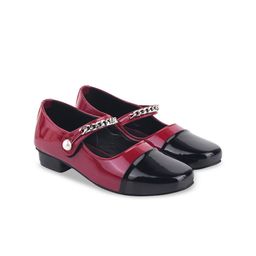 Stylestry Women Solid Pointed Toe Block Pumps-17