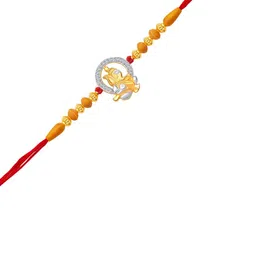 VIVASTRI Rudraksha Ganpati Rakhi-22