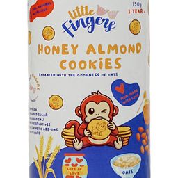 Little Fingers Honey Oats And Almond Cookies - 150 gm-image-72