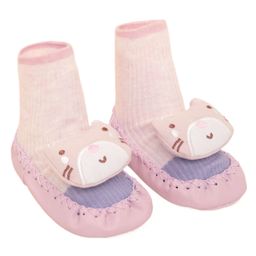 Kidofash Cotton Cat Applique Detailed Sock Shoes - Pink-image-93