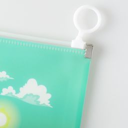 Zoe Dino Print Zipper Folder Pack of 2 - Green image 3