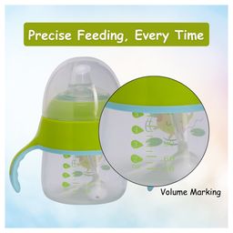 Adore Fauna! The Mini Soft Spout Sipperwith Gravity Ball & Twin Handle - 270ml- Green image 3