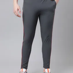 Dpassion Men Mid-Rise Running Track Pants-image-85