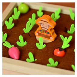 Playbox Pretend Play Toy Wooden Toy Memory Game ( 1 Years + ) Imagination & Creativity Find My Veggie Farm Game Wooden Toy (Set Of 1) image 4
