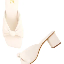 ZENVO Open Toe Block Heels image 2
