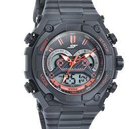 Sonata Men Dial & Textured Straps Analogue and Digital Watch NP77030PP05-image-23