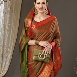 Mitera Woven Design Silk Cotton Saree-picture-48