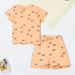max Boys Printed T-shirt with Shorts-image-35