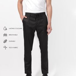 RARE RABBIT Men Nimb Drawstring Regular Fit Mid Rise Trouser-image-64
