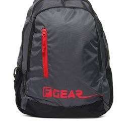 F Gear Unisex Grey & Red Bi Frost Backpack-10