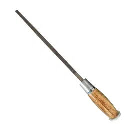 AMB 8 inch (203.2 mm) Cut Round File Tool With Wooden Handle, AZWRF8_2-27
