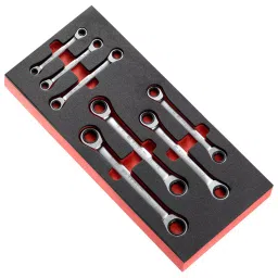 FACOM Foam Tool Tray Storage Inlay Black & Red, PM.MOD64J7-5