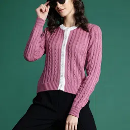DressBerry Cable Knit Cardigan-image-42