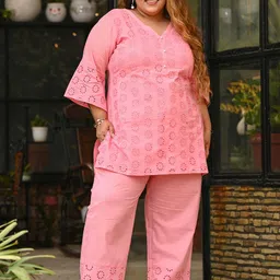 PrettyPlus by Desinoor.com Self-Designed Top & TrousersCo-OrdsSet-image-12