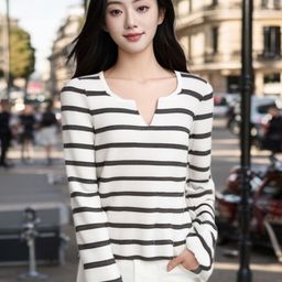 StyleCast Women Striped Pullover Sweaters-picture-24