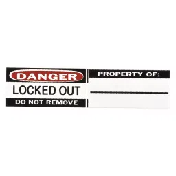 BRADY Padlock Label 4/5 inch x1 1/9 inch Vinyl, 15Y659 (Pack of 6 Pcs)-image-77