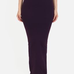Beau Design Women Purple Solid Saree Shapewear-image-31