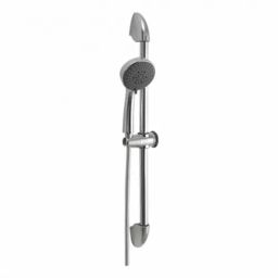 PLUMBER Wall Mounted Chrome Finish Slide Shower Rail 600 mm Elegant, SRS-0002-27