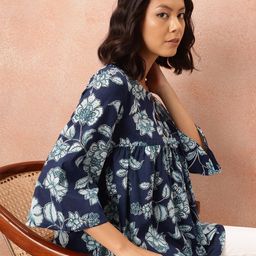 all about you Floral Print Cotton Top-image-41