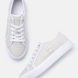 Tommy Hilfiger Women Woven Stripes Regular Sneakers-picture-20
